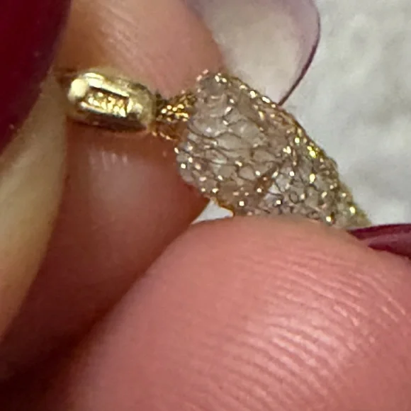 Golden Clef Elegant  14 k Gold Necklace by Premier Designs new - Picture 5 of 10